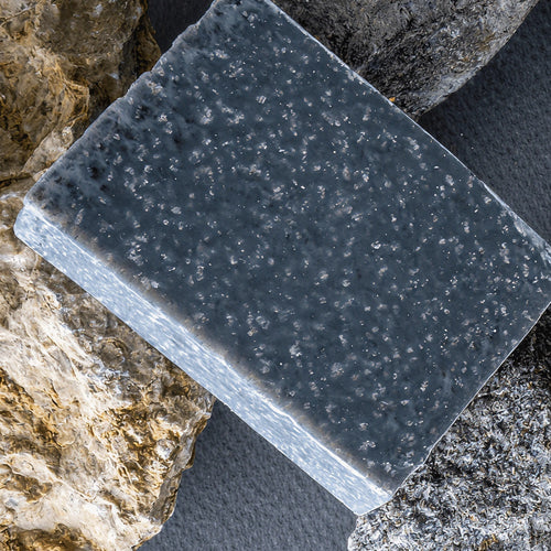 Nurme Mens Soap on a rocky background