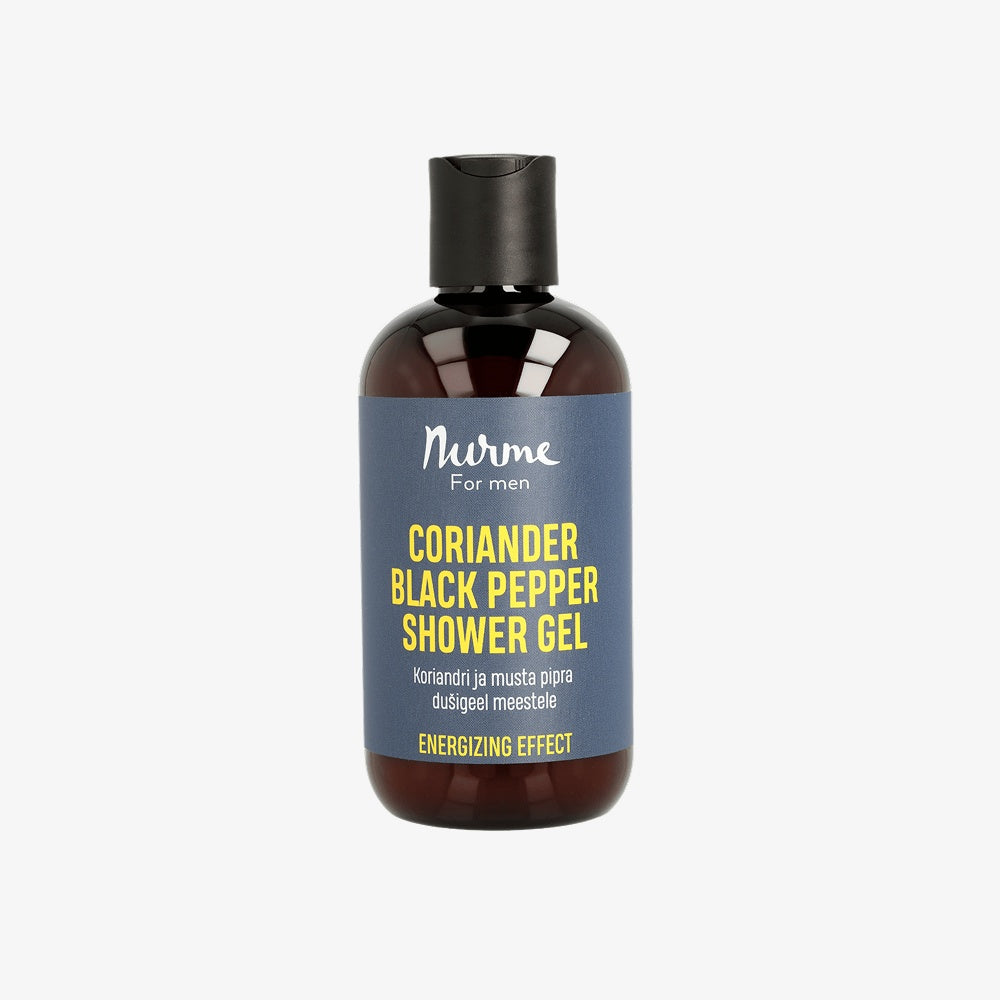 Nurme Shower Gel for Men with Coriander and Black Pepperee Oil